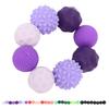 8Pcs Sensory Magnetic Balls High Elasticity Vibrant Colors Textured Fidget Toy Finger Toy