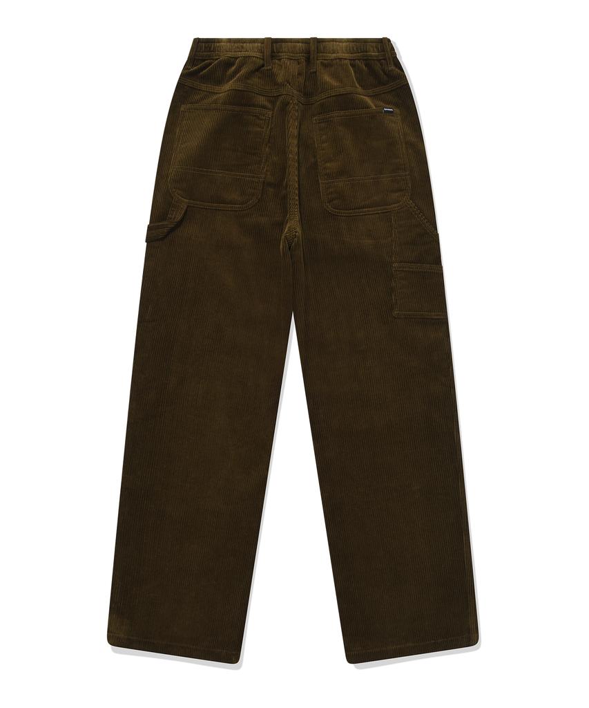 COVERNAT Semi-Wide Fit Corduroy Carpenter Pants Khaki
