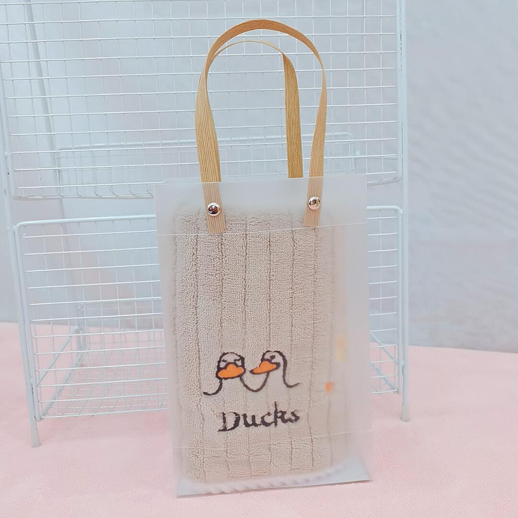 Cartoon Children's Face Towel Soft Absorbent Coral Fleece Embroidered Hair Home School Students Foreign Trade