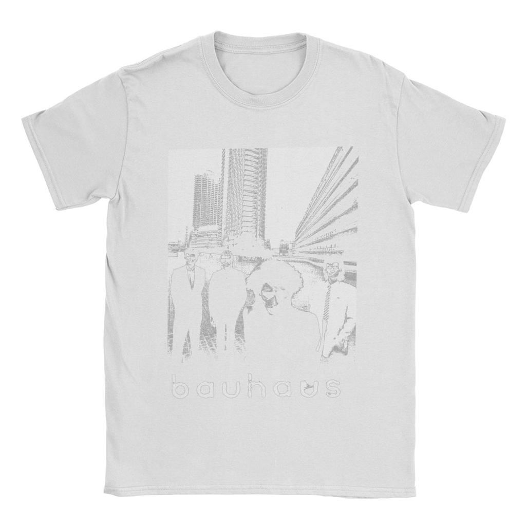 Bauhaus T-Shirts Herren 100% Baumwolle Einzigartige T-Shirts Rundhalsausschnitt Kurzarm Tops Sommer
