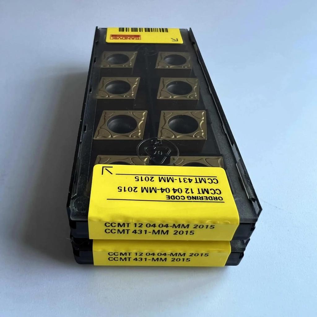 Original Sandvik / CCMT120404-MM 2015 /Carbide CNC Blade 10 PCS