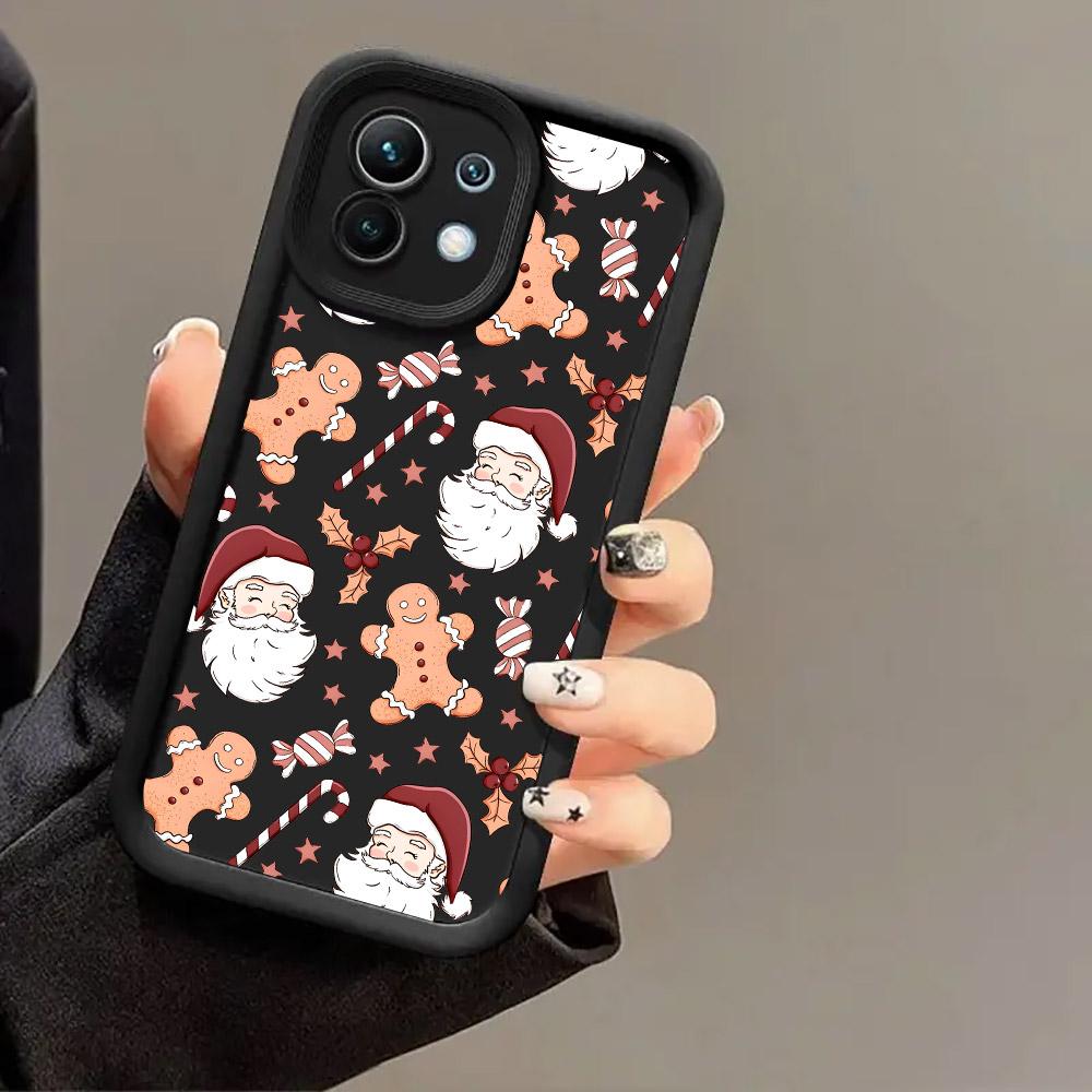 Merry Christmas Drawings Print Phone Case For Xiaomi 17 Pro Max 15T 14T 13T 11Lite Poco X5 X6 X7 F5 F7 M6 M7 Pro 5G Soft Cover