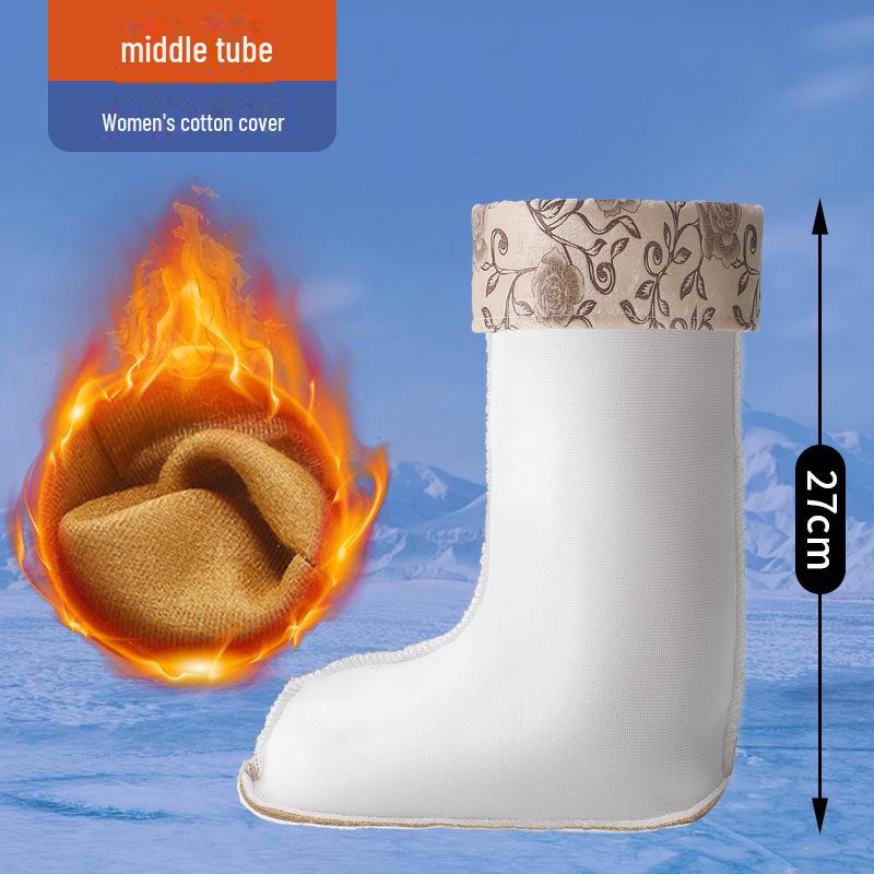 

2025 Мужские и женские зимние резиновые сапоги с утеплителем из бархата, толстым резиновым верхом и хлопковой внутренней подкладкой 38/39 universal