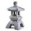 Outdoor solar lights Chinese Zen stone tower courtyard decoration garden ornaments small palace lanterns layout B&B landscape lights Solar spire