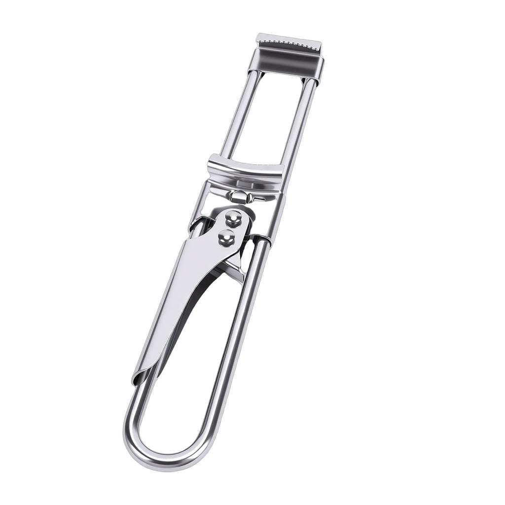 Stainless Steel Jar Opener Adjustable Ergonomic Non Slip Handle Gripper Tight Lid Opener for Home
