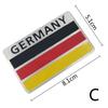 3D Germany Flag Car Sticker VJTS Decal Accessories Stickers for Renault Peugeot Citroen Cruze Chevrolet Ford Focus VW Golf Benz BMW