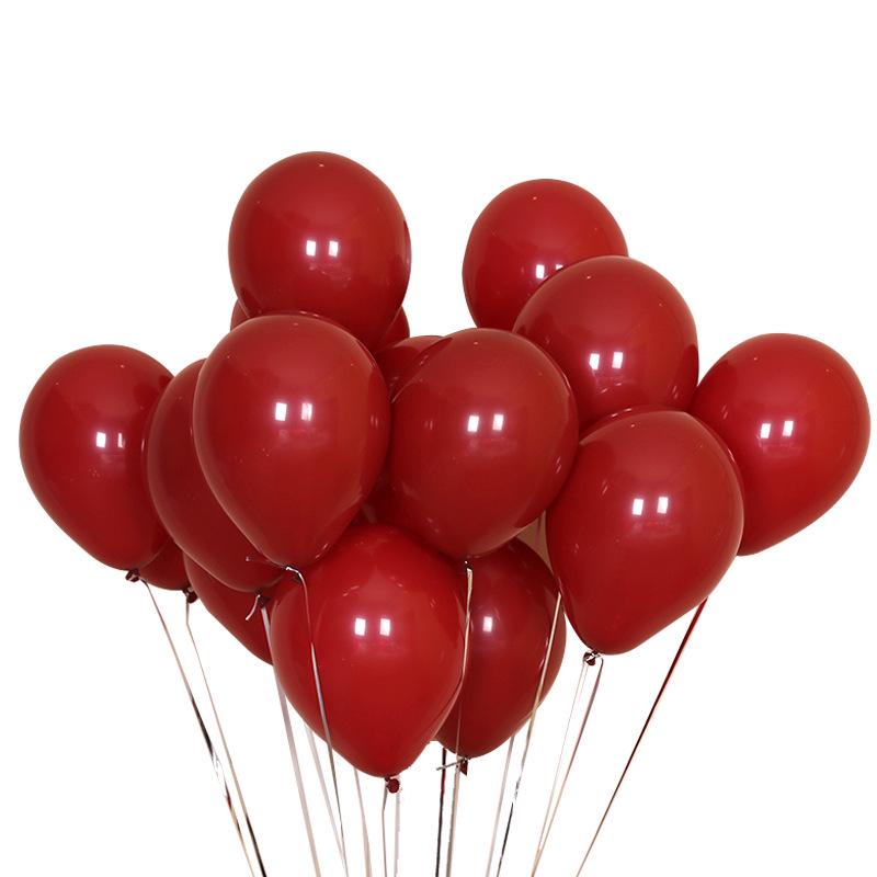 Double Happiness Red Pomegranate Latex Balloons - Perfect for Wedding Decorations