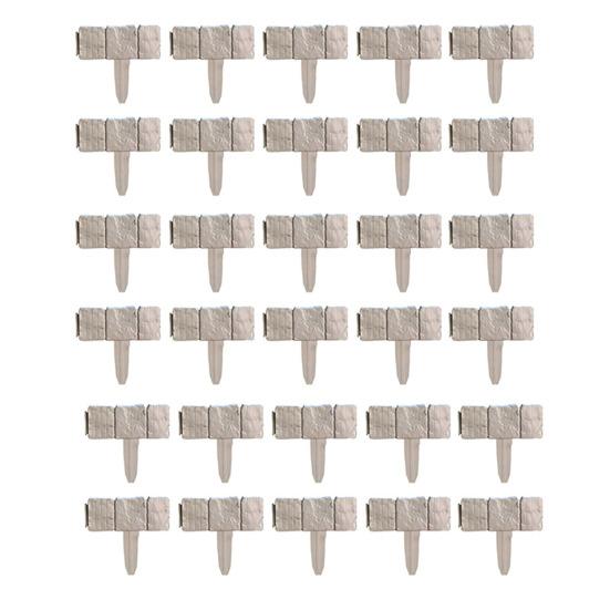 Imitation Stone Garden Fence, Garden Landscape Edging Border, Interlocking Plastic Retaining Edging Border, Decorative Picket Panels for Flower Bed