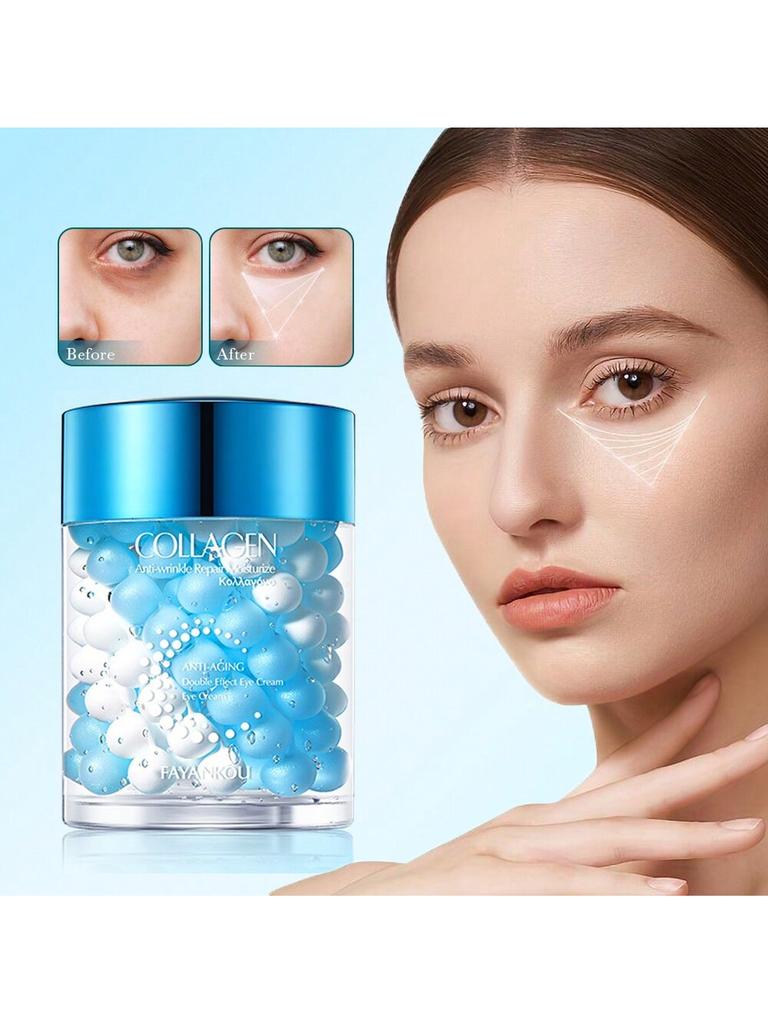 1Pc Collagen Anti Wrinkle Eye Cream Erase Fine Lines With Ease Moisturizing The Eyes Remove Dark Cir