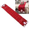 Xmas Table Runner Washable Xmas Dining Table Decoration Xmas Table Flag for Weddings Banquets Celebr