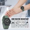 PINDOWS Analog Quartz Watch with Silicone Highly Luminous Dial for Easy Perfect for Younger Generation and Students Women's Band, Visible, Waterproof,