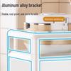 Bieying 3-Tier Floor Standing Kitchen Storage Rack