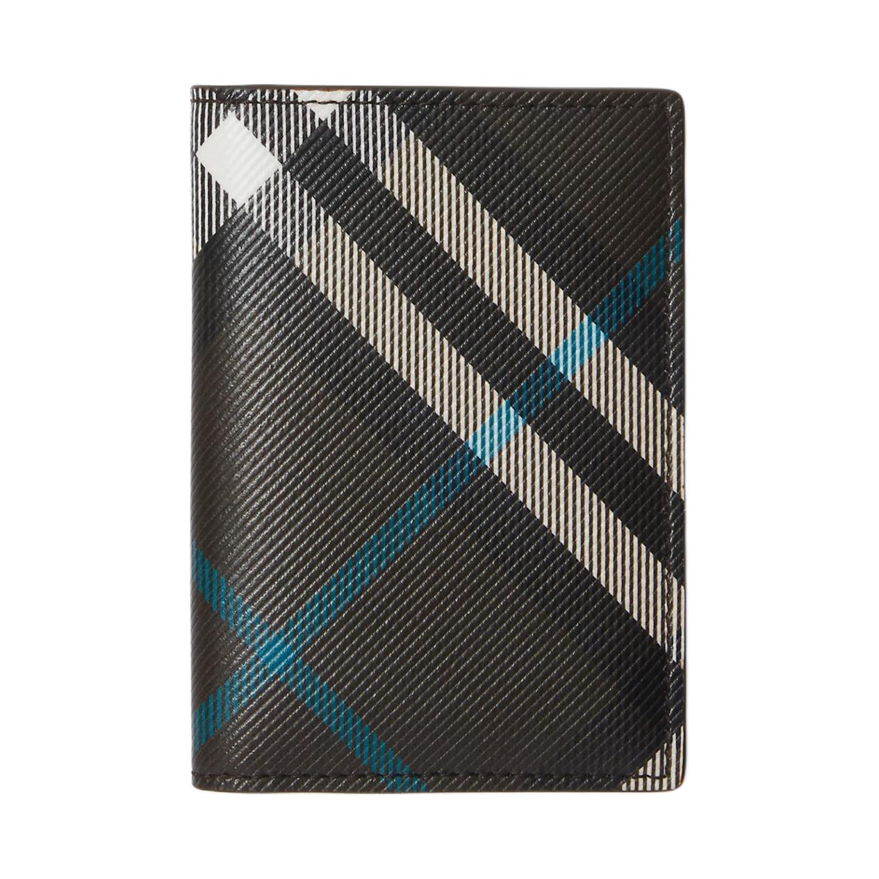 

Burberry Check Design Double Fold Fashionable Versatile PU Card Holder Men Accessories Black 81065631 Basic Set (Bag+Dust Bag)