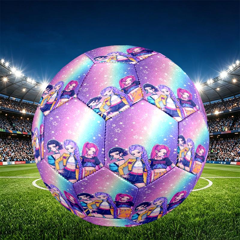 Singer Print Size 5 Soccer Ball, PU Wear Resistant Football for Match Training and Daily Practice, Birthday Gift for Soccer Fans