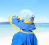 Kapelusz Dziecięcy Plażowy UV Dziecięcy Słoneczny Dziecięcy Wiaderkowy Safari Z Karkiem Pot Szybki Typ Klapki Rozmiar M [JYZ] Kapelusz, Ochrona, Kapelusz, Kapelusz, Kapelusz, Lato, Chłopcy, Dziewczynki, UPF50+,