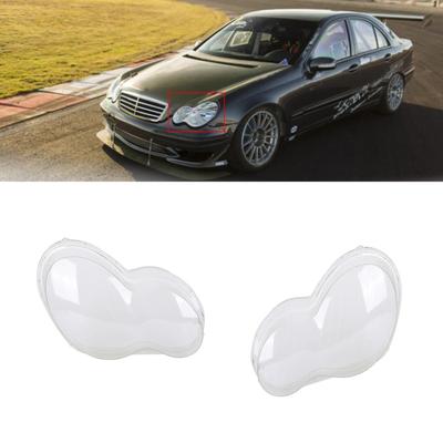 Coque en plastique pour phare de voiture, pour Mercedes Benz W203 Classe C, couvercle de phare antibrouillard, accessoires de voiture