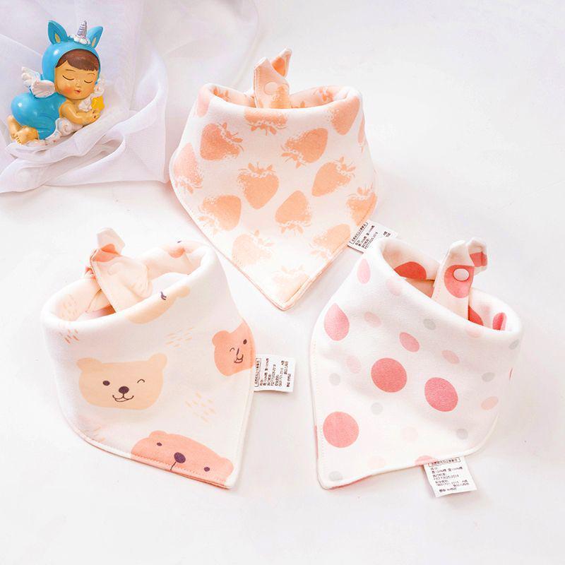 Unisex Triangle Baby Bibs: Pure Cotton, Waterproof, Super Soft, Double Snap, Scarf Wrap