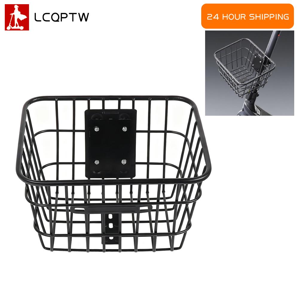 Front Basket for Xiaomi Mi4 Mi5 for Ninebot E2 Pro E2 Plus F2 F3 Hanging Storage Basket Electric Scooter Accessories