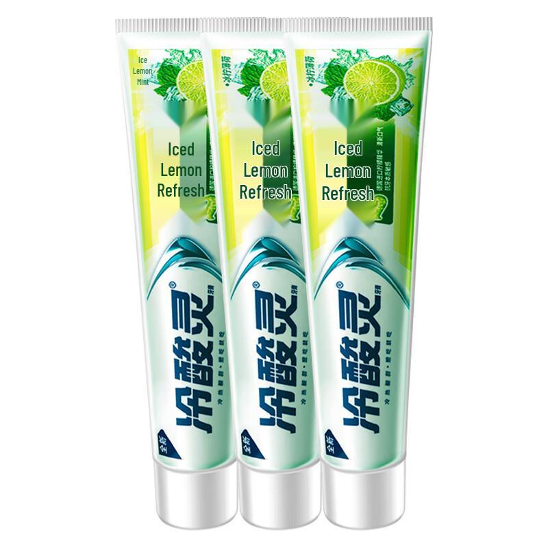 Cold Sensitive Double Anti-Sensitive Toothpaste - Lemon Mint & Well Salt Whitening (Family Pack 12x220g)