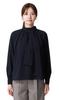 High-neck Bowtie Blouse [2-way] [long Sleeves]