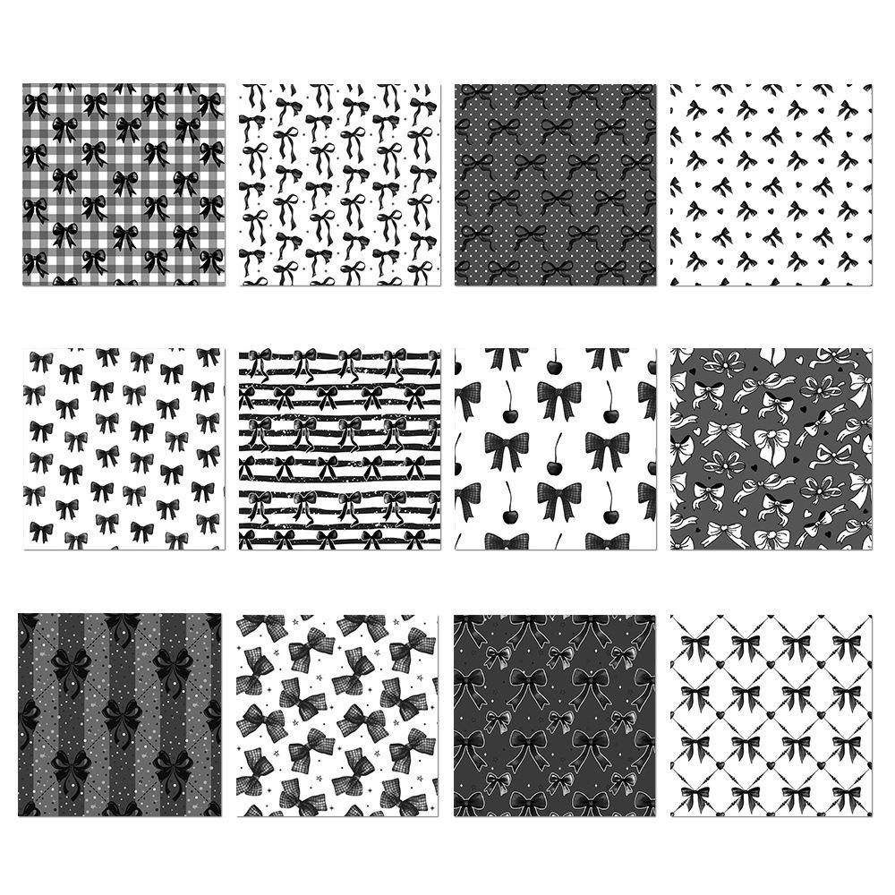 24pcs Waterproof Bow Wrapping Paper Gift Craft Paper  Birthday Party Decoration