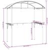 VidaXL Gazebo BBQ et étagères latérales anthracite 220x115x230cm acier 360138