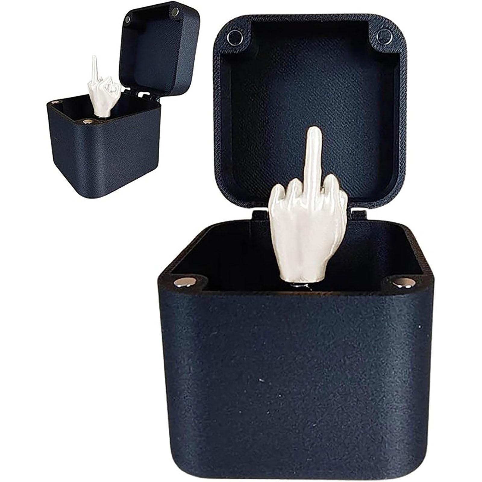 

Сюрприз із середнім пальцем. Ідеальний жартівливий розіграш для рук. Для дорослих. Різдвяна новинка для домашнього декору. One Size білий