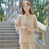 Women's Chinese Kung Fu Tai Chi Clothing Martial Arts Wushu Uniform Cotton Tops+pants Set Tai Chi Yoga Sports Exercise Suit