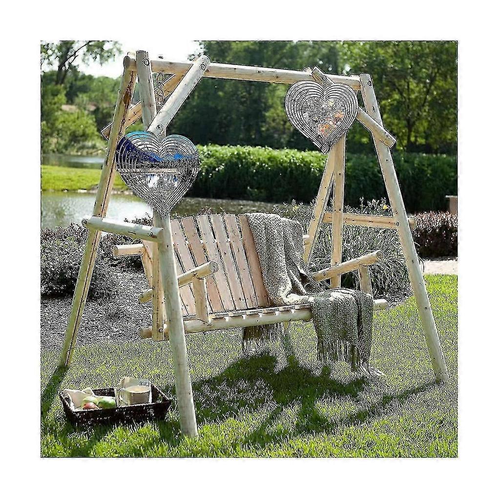 6Pcs Sublimation Wind Spinner Blanks 3D Wind Spinners Hanging Wind Spinners for Outdoor Garden Deco hwy