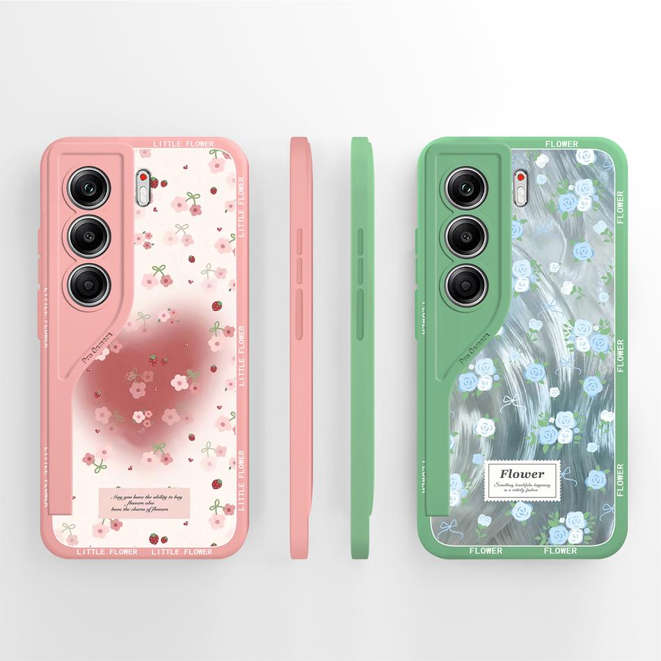 For Tecno Camon 40 Pro 4G 5G Phone Case Elegant Flowers Pattern Top Quality Cover For Tecno Camon40Pro Full Coverage Shell Funda