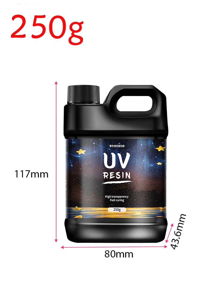 

250g/500g/1000g Clear UV Resin Glue High Hardness Ultraviolet Fast Curing Epoxy Resin for DIY Jewelry Crafts Making Accessories