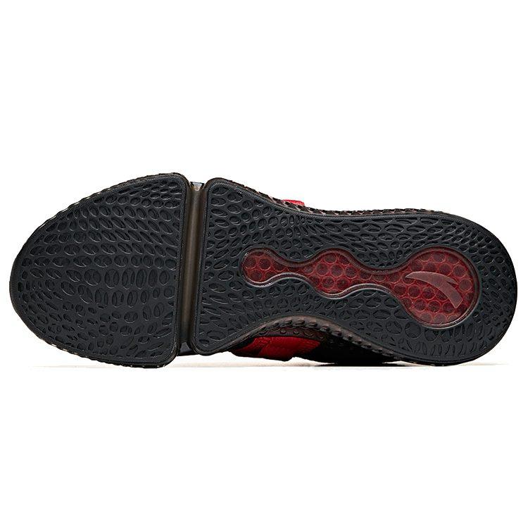 Anta Running Collection Full Length Air Cushion Low top Running Shoes Women's Black Red 122015590-4