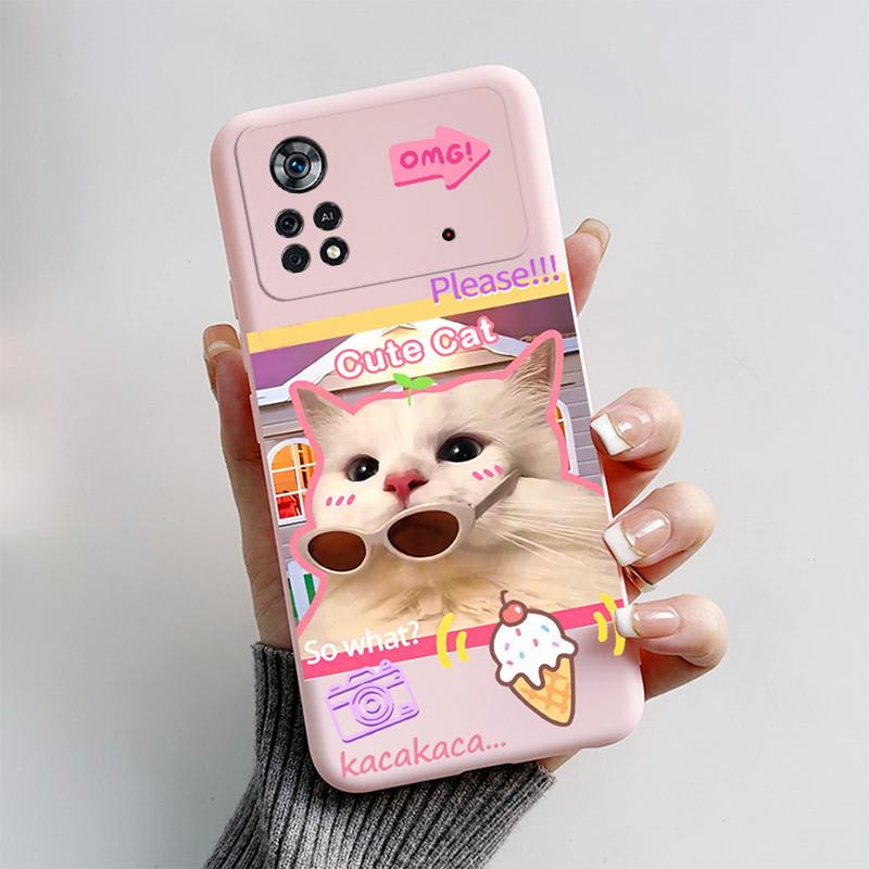 Poco X4 X 4 Pro X4pro Case Cute Cartoon Cat Dog Silicone Soft Cover For Xiaomi Poco X4 Pro 5g Poco X 4 Pro Pocox4 Pro Phone Case