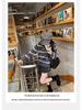 Women's Retro Motorcycle Buckle Boots - 2025 New Skinny Design, Round Toe, Thick Sole, Chunky Heel, Height Increasing, Mid-Calf, Autumn/Winter Style.