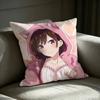 C-Chizuru M-Mizuhara Anime Rent-A-G-Girlfriend Square Sofa Pillow Cover Solid Color Living Room Home Decor Cushion Case