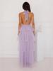 European & American Halter Backless Mesh Skirt Dress - Women's Fashion 2026.