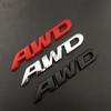 3D V6 AWD Car Metal Alloy Trunk Fender Adhensive Badge Body Tailgate Displaceme Emblem For Toyota Highlander V6