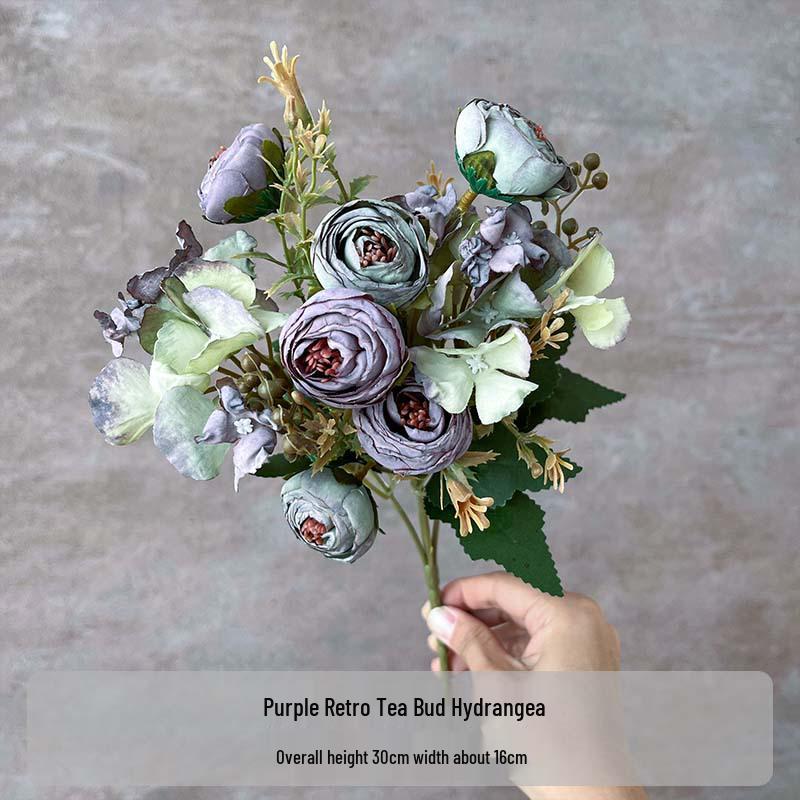 Flori Artificiale Seria Violet: Floral Decorativ Elegant pentru Casă, Nuntă, Cameră Model și Decor Moale.