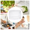 Collapsibles Washing Up Basin Lightweight Clear Bucket Portable Foldable Wash Basin For Backpacking Beach Fishing Trips Hiking