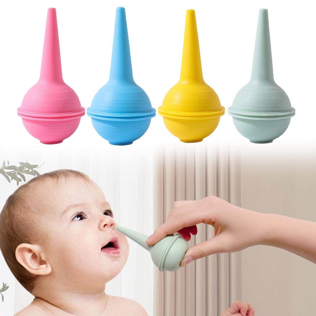 Mucus Removal Suction Bulb Baby Nasal Aspirator To Clear Airway Baby Nose Sucker Reusable Nose Cleaner for Infant