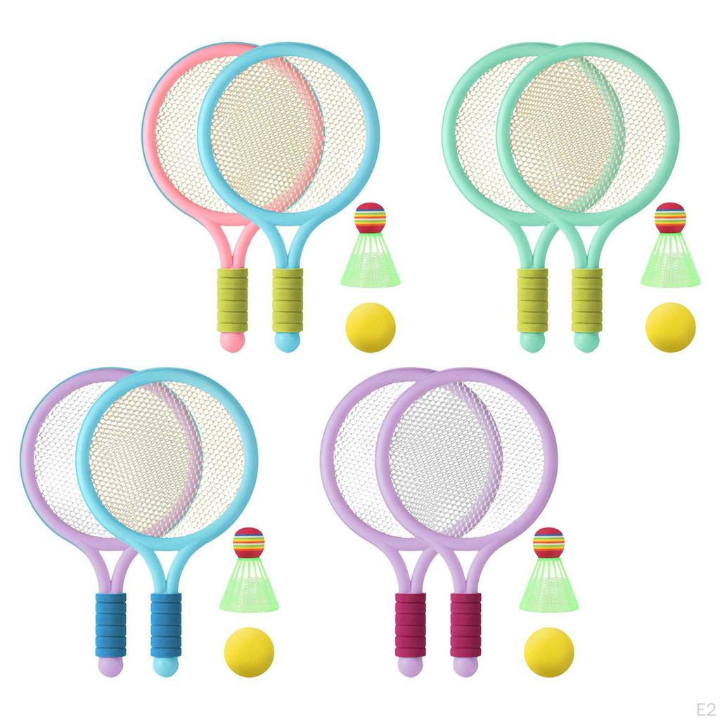 Tennis Rackets Set, Racquet with 1Pcs Balls, Badminton, for Children Outdoor and Indoor