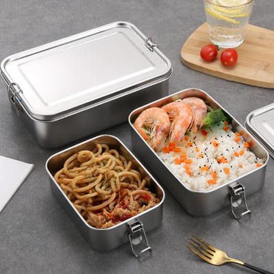 Stainless Steel Lunch Box Leak-proof Bento Box for Kids Adults Food Containers
