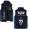 Newly Designed Insulated Cadillac Racing F1 Team Clothing for Men - Warm and Wind-resistant Cycling Jacket for the Team, Racing