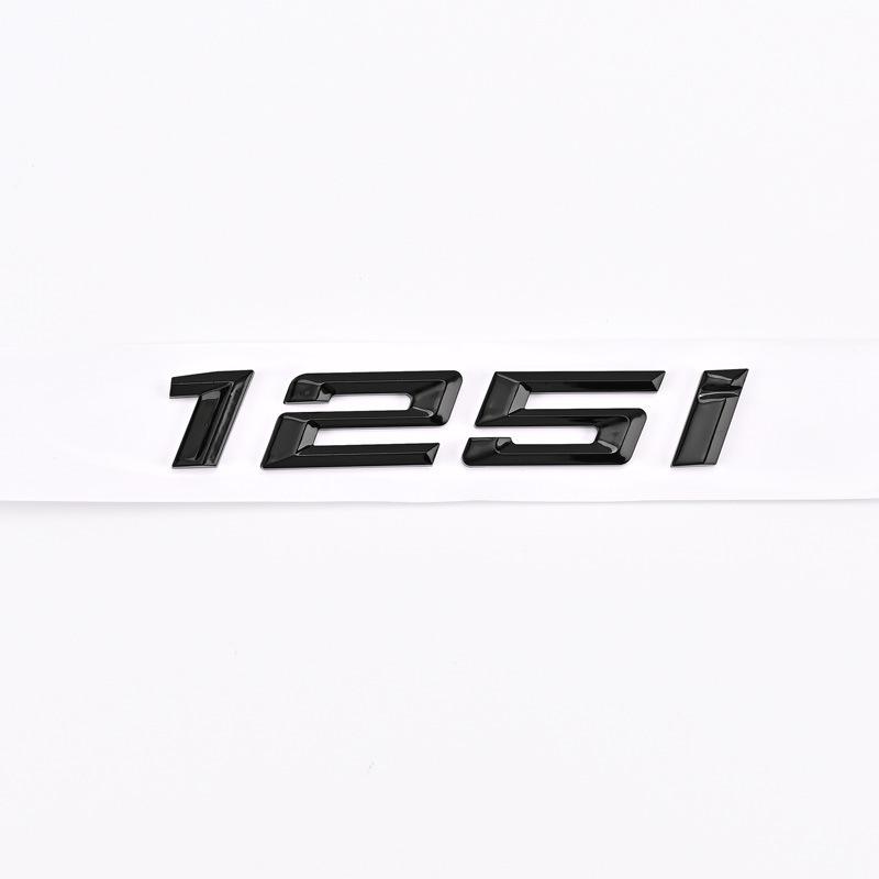 Fits 2020-2023 BMW 1 Series (118i, 116i, 120i, 125i) Rear Car Emblem.