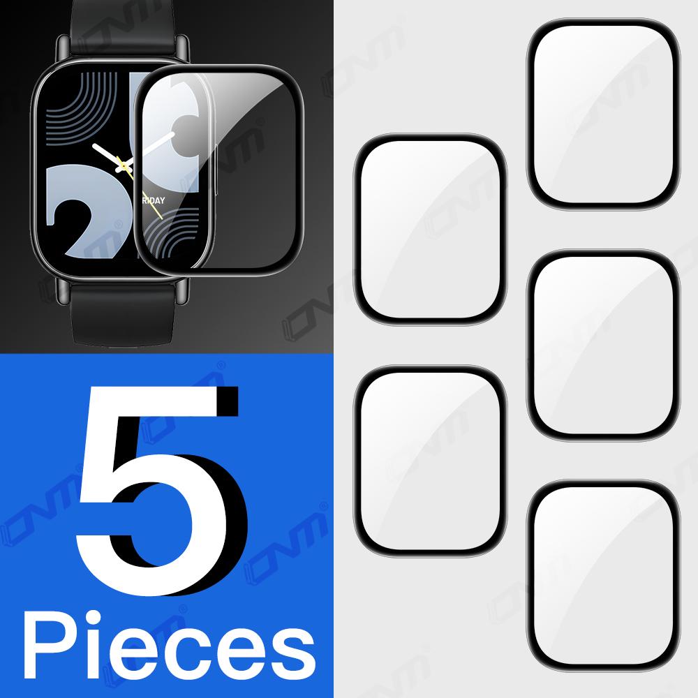 Skjermbeskytter for Xiaomi Redmi Watch 5 Active / Lite HD Ripebestandig Full Dekning Beskyttelsesfilm Tilbehør (Ikke glass)
