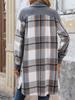 European & American Autumn/Winter Retro Plaid Shirt Jacket