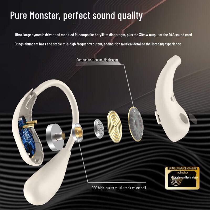 Monster AC210 Sports Ear-Hook Wireless Earphones