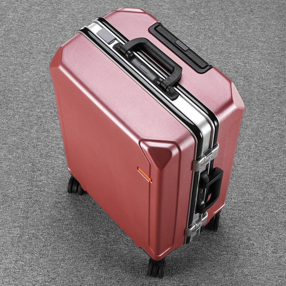 2025 Durable 20" Carry-on Aluminum Suitcase with Universal Wheels for Men and Women
