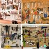 Multipurpose 114pcs Pegboard Hook Collection with Bins Accessory for Streamlineds Storage In Kitchen and Workspaces