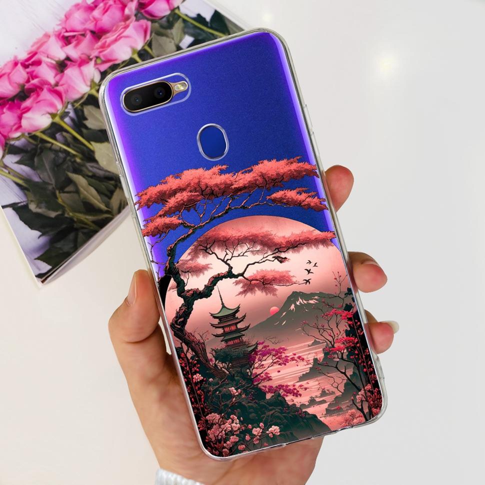 Silikon-Handyhülle für OPPO A5S Hülle AX5s CPH1909 Weiche TPU-Rückseite Für Oppo A7 AX7 CPH1901 CPH1903 Hüllen Capa Coque Fundas